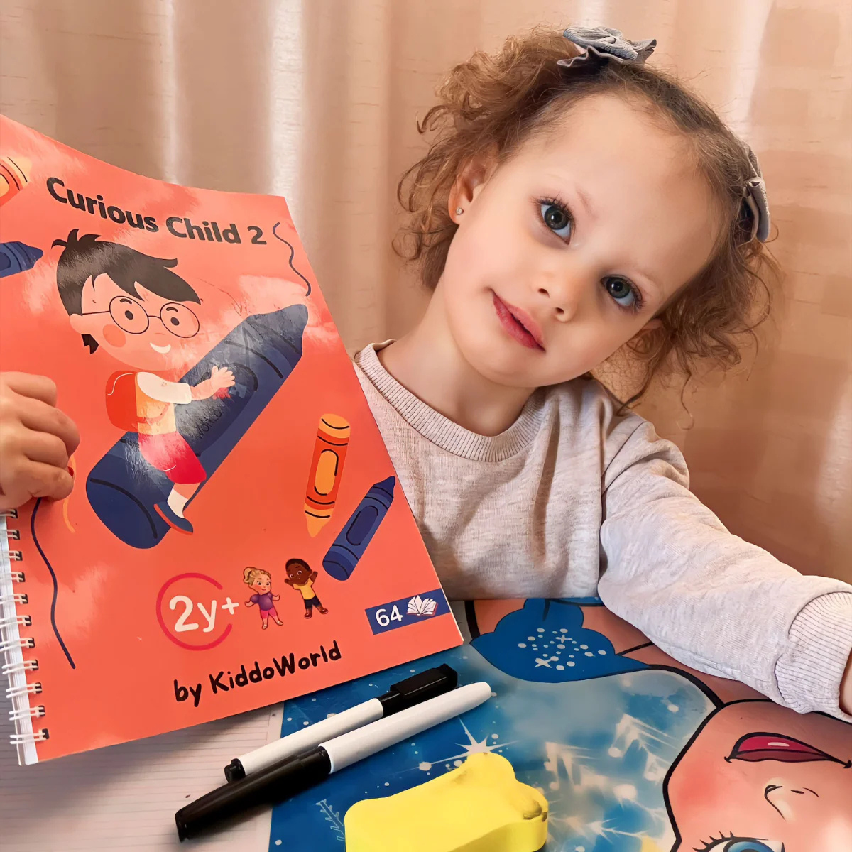 GENIUS KID – Najrýchlejšia cesta k múdrejšiemu a kreatívnejšiemu dieťaťu (128 strán, vek 2–5)