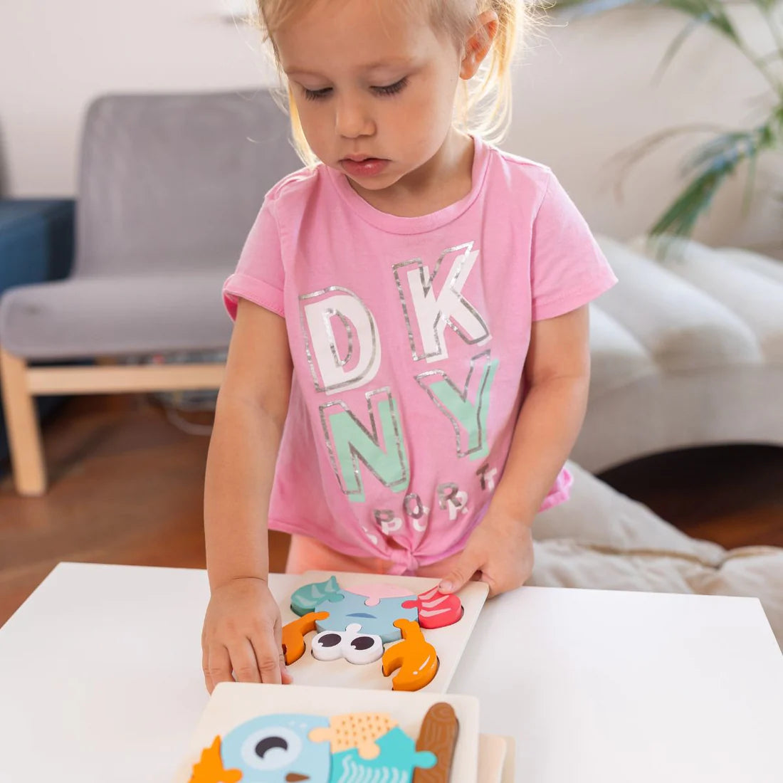 6 drevených montessori puzzle – Autíčka (6+ mesiacov)