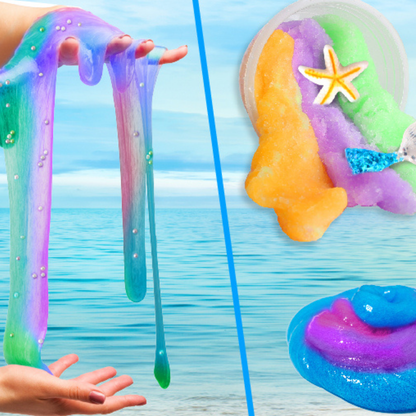 Ocean Mermaids Slime Kit | Vytvor si svoj slizký morské svet | pre deti 4+