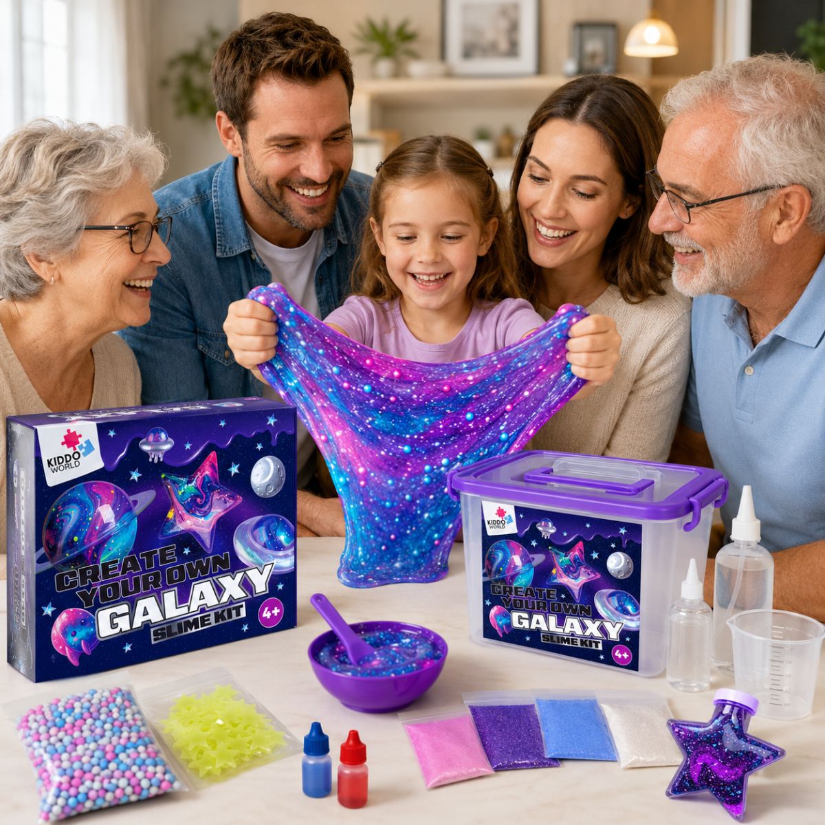 DIY Slime Squishies – Galaxia (4+ rokov)