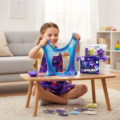 Galaxy Slime Kit | Vytvor si svoju slizkú galaxiu | pre deti 4+