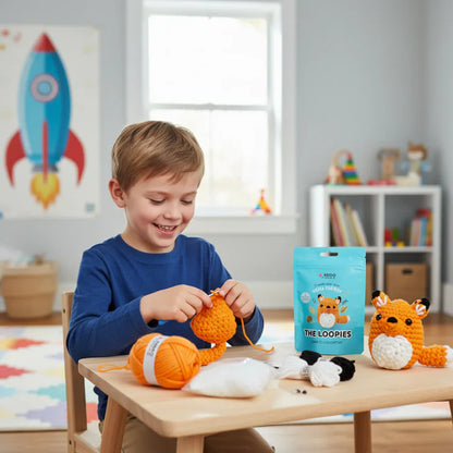 The Loopies 2+1 – Háčkovacia súprava | 3 roztomilé postavičky | Pre deti od 10+ rokov