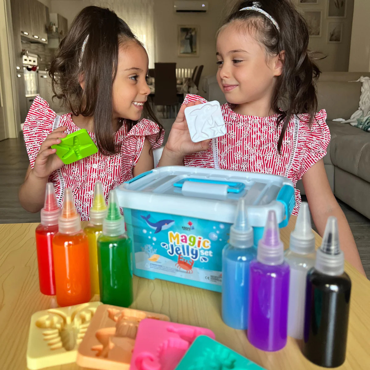 Čarovné vodné škriatky s TRBLIETKAMI | Morský svet | 4, 8 a 12 farieb | pre deti 3+