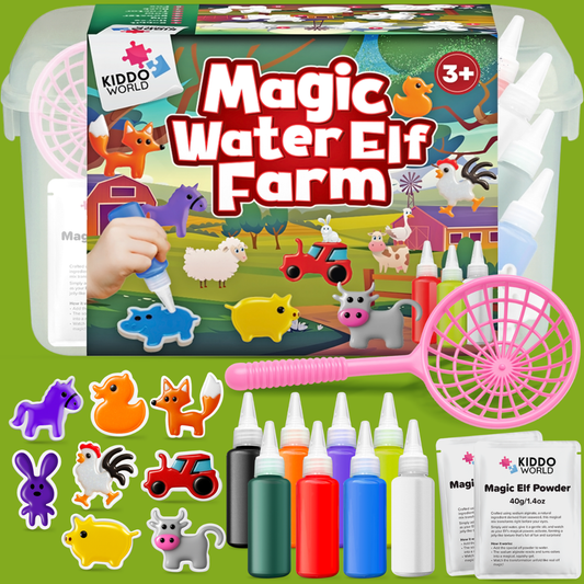 Čarovné vodné škriatky – Farma | 4, 8 alebo 12 farieb, pre deti od 2+ rokov