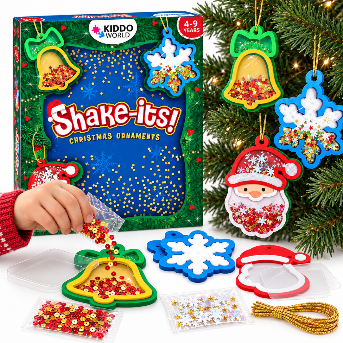 Shake-Its – Kreatívna súprava na výrobu sviatočných ozdôb (4+ rokov)