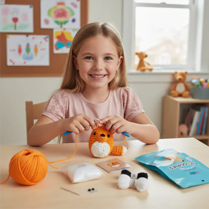 The Loopies 2+1 – Háčkovacia súprava | 3 roztomilé postavičky | Pre deti od 10+ rokov