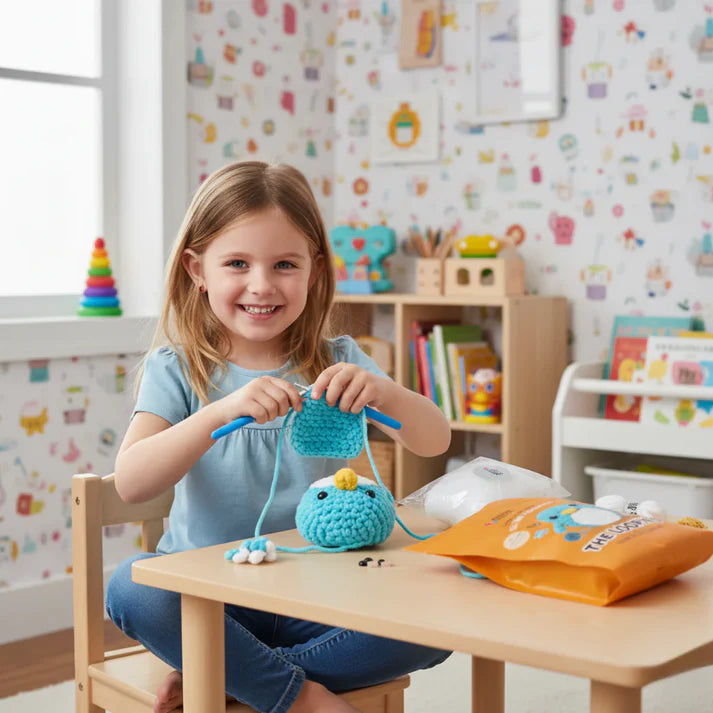 The Loopies 2+1 – Háčkovacia súprava | 3 roztomilé postavičky | Pre deti od 10+ rokov