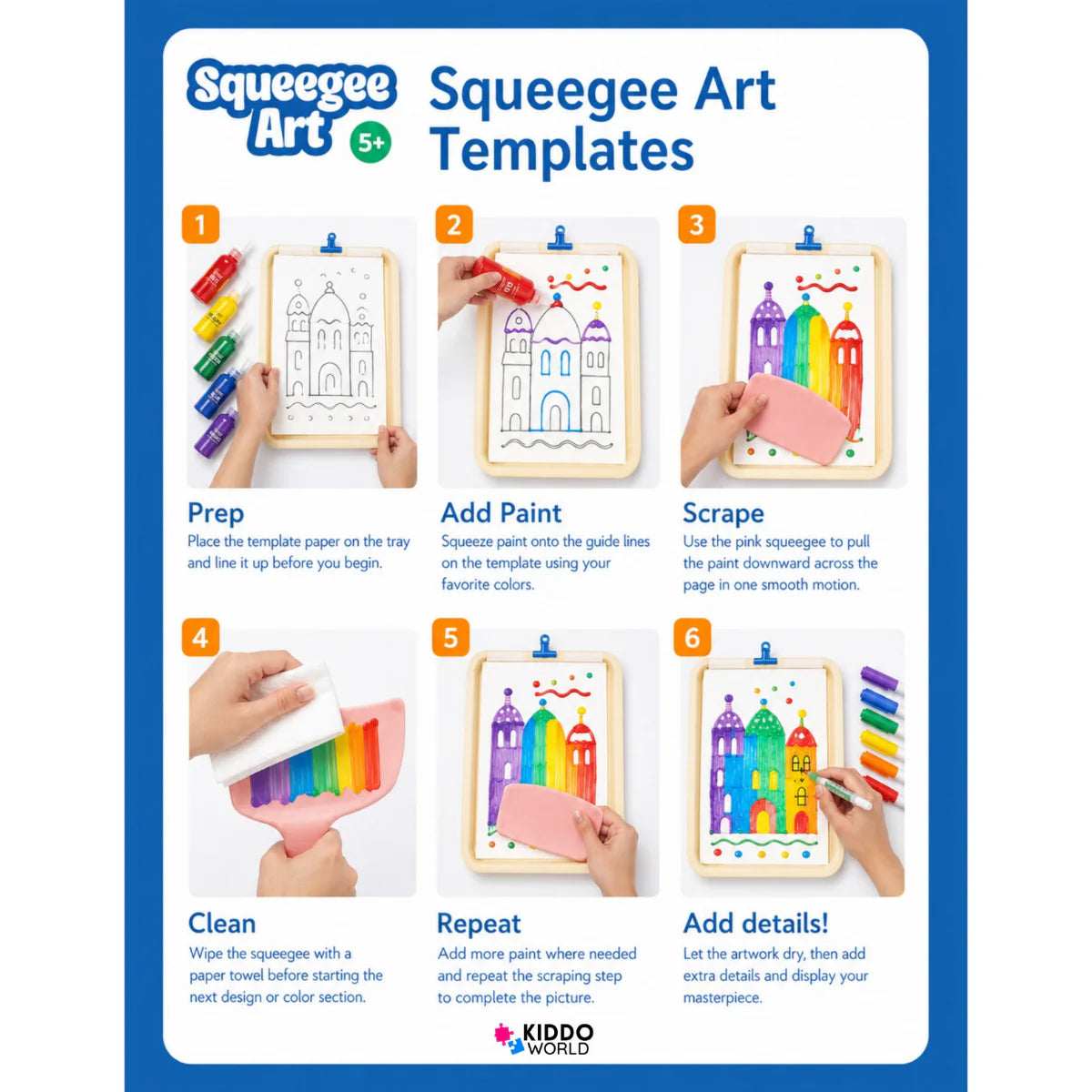 Squeegee Art: Rozširujúci balíček so 100 novými šablónami