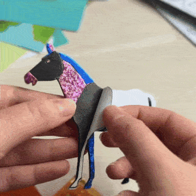 Foil Fun: Svet zvierat | Kreatívna sada bez neporiadku | pre deti 4+