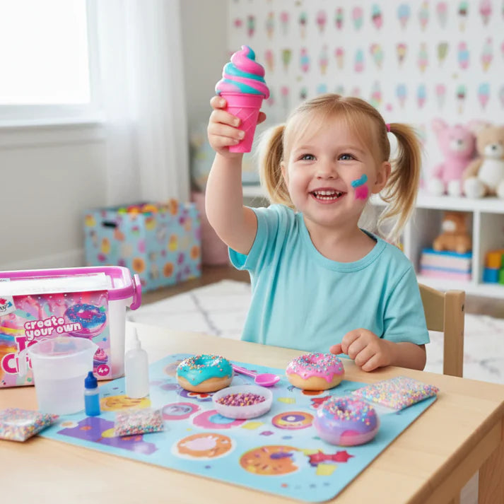 Slime sada 3 v 1 – Galaxy Slime, Ice Cream Slime a Mermaid Ocean Slime! (4+ roky)
