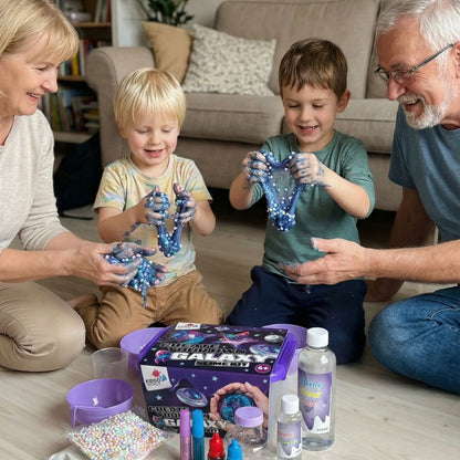 Galaxy Slime Kit | Senzorická STEM hra | pre deti od 4 rokov