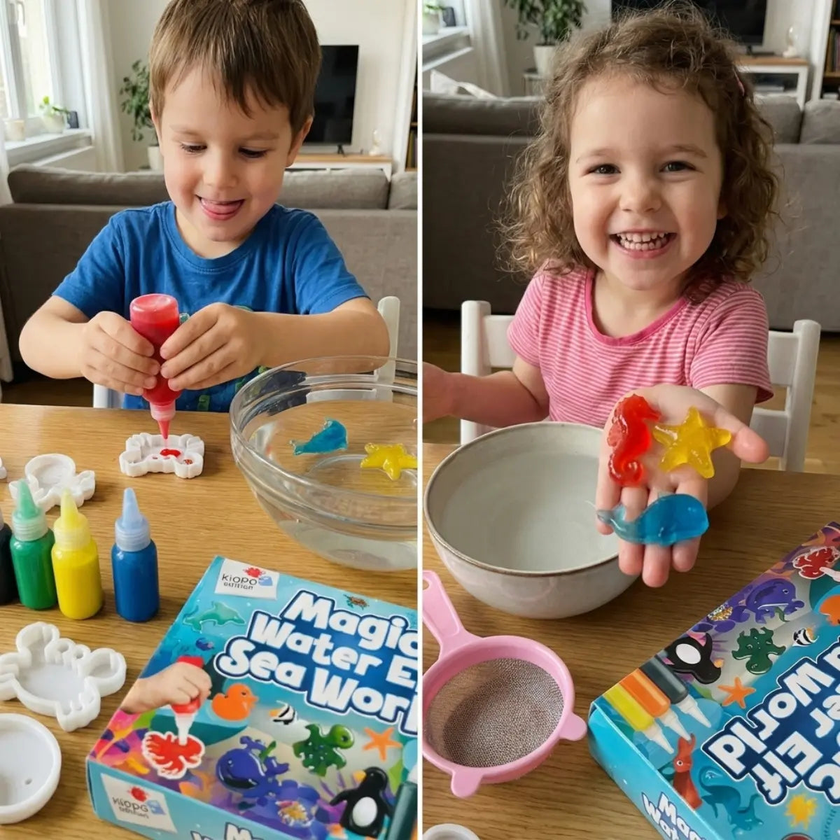 Magic Water Squishies – Morský svet (3+ roky)