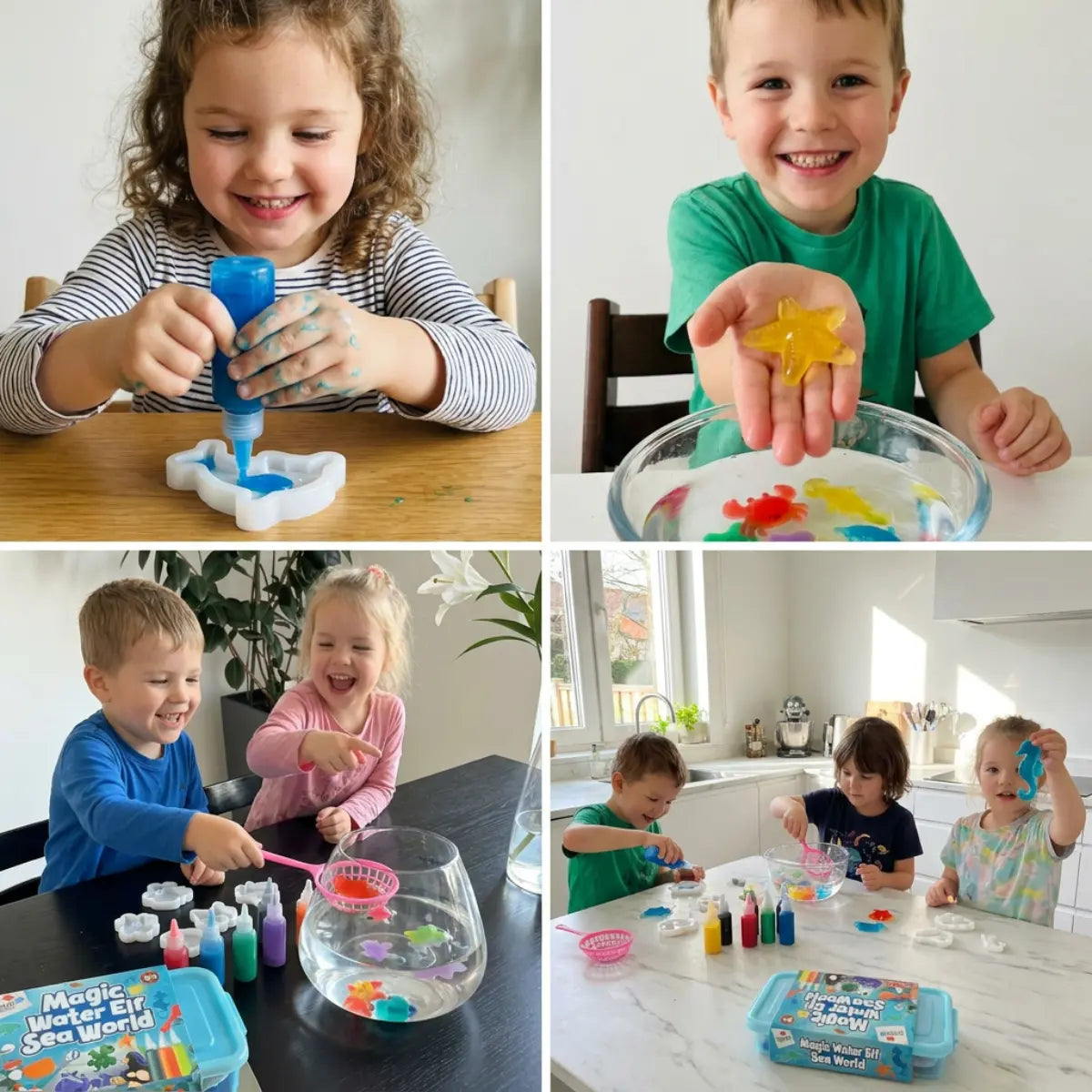 Magic Water Squishies – Morský svet (3+ roky)