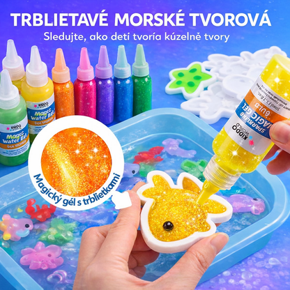 Magické vodné víly "Morský svet" – 3D súprava na výrobu figúrok pre deti 2+