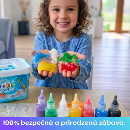 Magické vodné víly "Morský svet" – 3D súprava na výrobu figúrok pre deti 2+