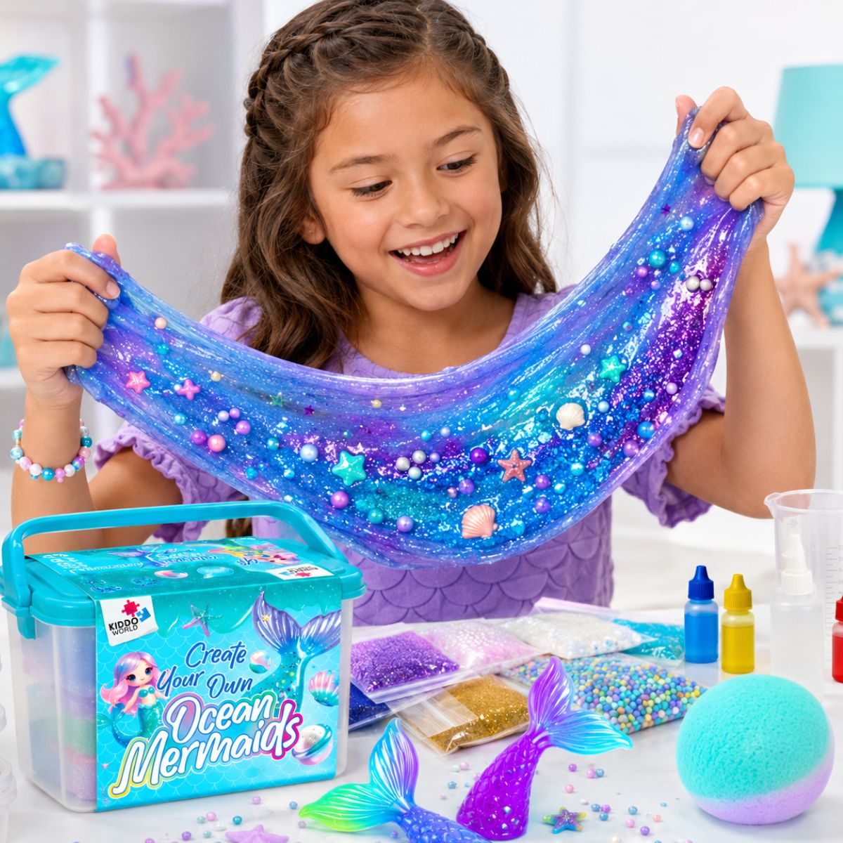 DIY Slime Squishies – Morská panna (4+ roky)