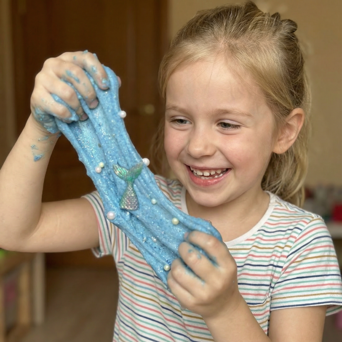 Ocean Mermaids Slime Kit | Senzorická STEM hra | pre deti 4+