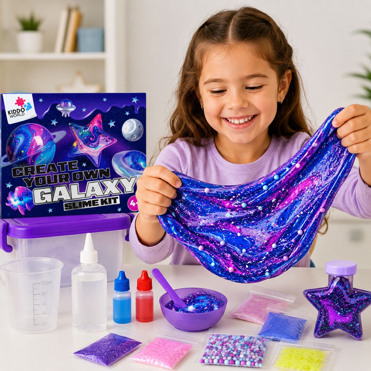 DIY Slime Squishies – Galaxia (4+ rokov)