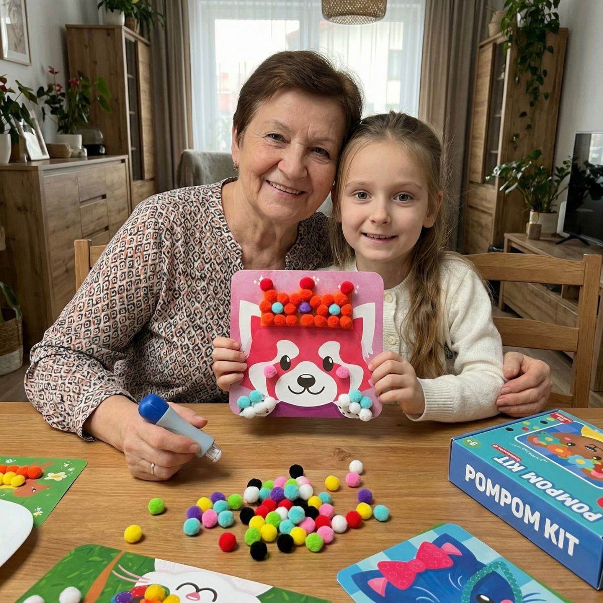 ULTIMÁTNY KREATÍVNY BALÍČEK: Pom Pom Kit, Tufting Kit & Foil Fun Princezné