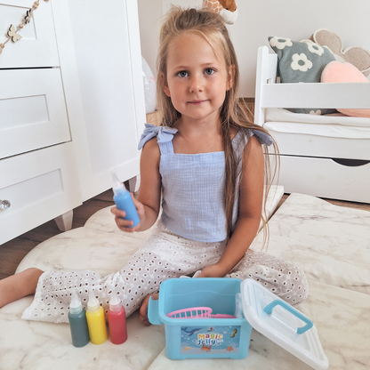 Čarovné vodné škriatky s TRBLIETKAMI | Morský svet | 4, 8 a 12 farieb | pre deti 3+