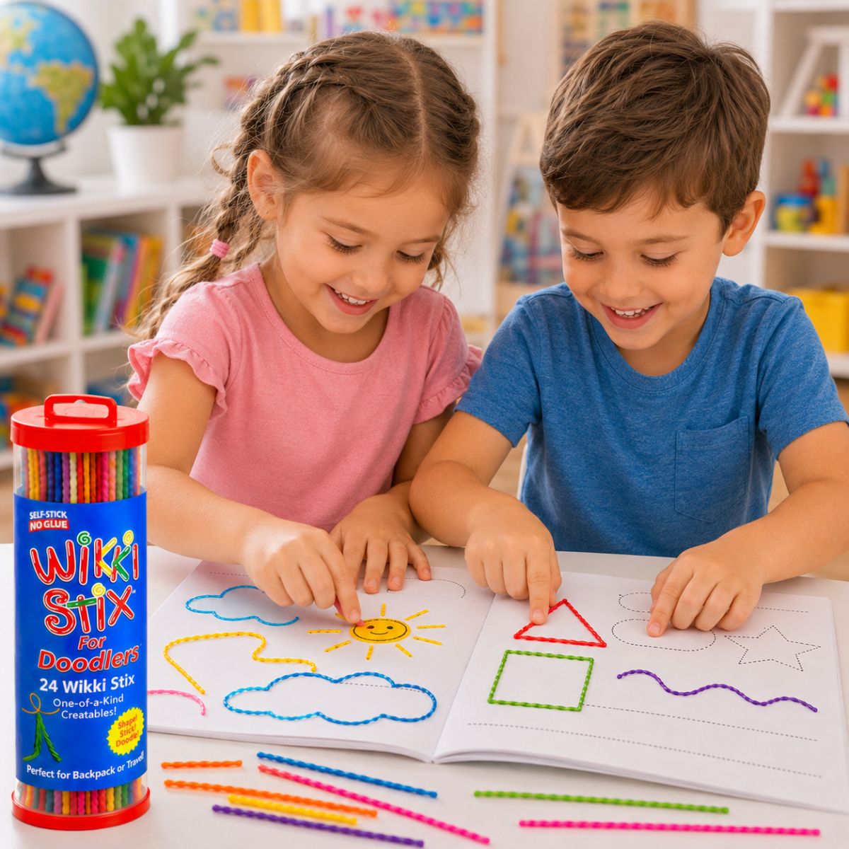 Wikki Stix Magické voskované šnúrky (50-dielna sada, od 3 rokov)