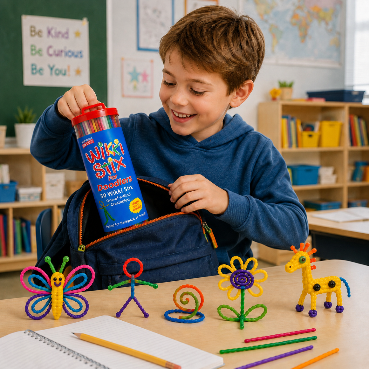 Wikki Stix Magické voskované šnúrky (50-dielna sada, od 3 rokov)