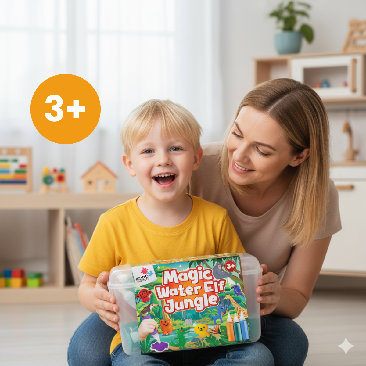 Čarovné vodné škriatkovia – Džungľa | 4, 8 alebo 12 farieb, pre deti od 2+ rokov