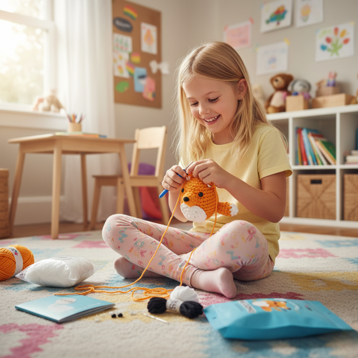 Sofia the Fox | Háčkovacia sada pre začiatočníkov