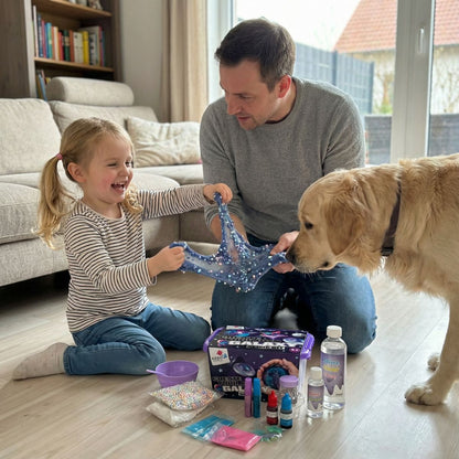 Galaxy Slime Kit | Senzorická STEM hra | pre deti od 4 rokov