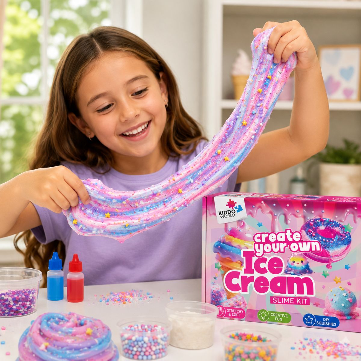 DIY Slime Squishies – Zmrzlina (4+ rokov)