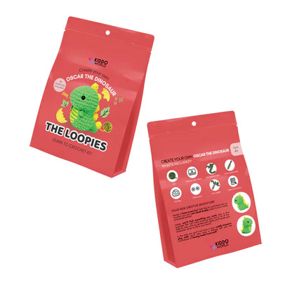 The Loopies 2+1 – Háčkovacia súprava | 3 roztomilé postavičky | Pre deti od 10+ rokov