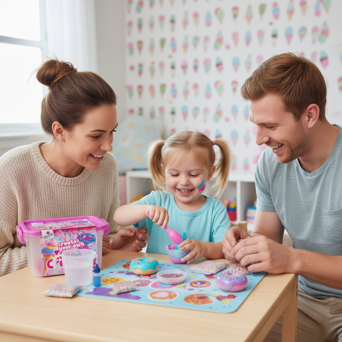 Ice Cream Slime Kit | Vytvor si svoj slizký zmrzlinový svet | pre deti 4+