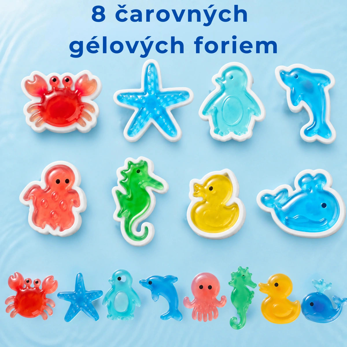 Magic Water Squishies – Morský svet (3+ roky)