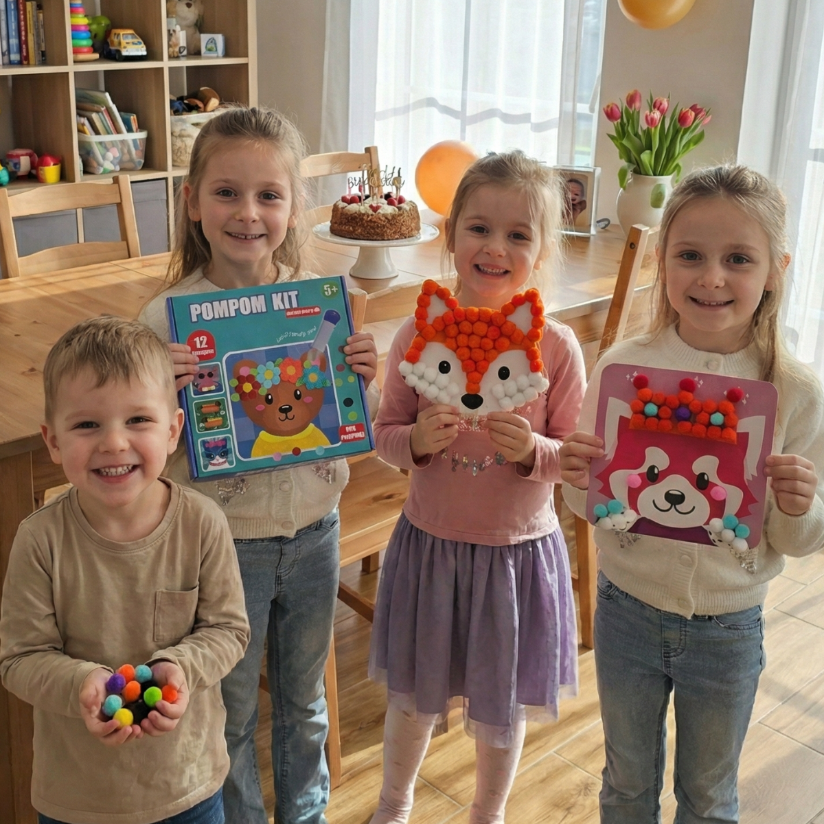 BALÍČEK TOPSELLER: Magic Water Squishies & Pom Pom Kit
