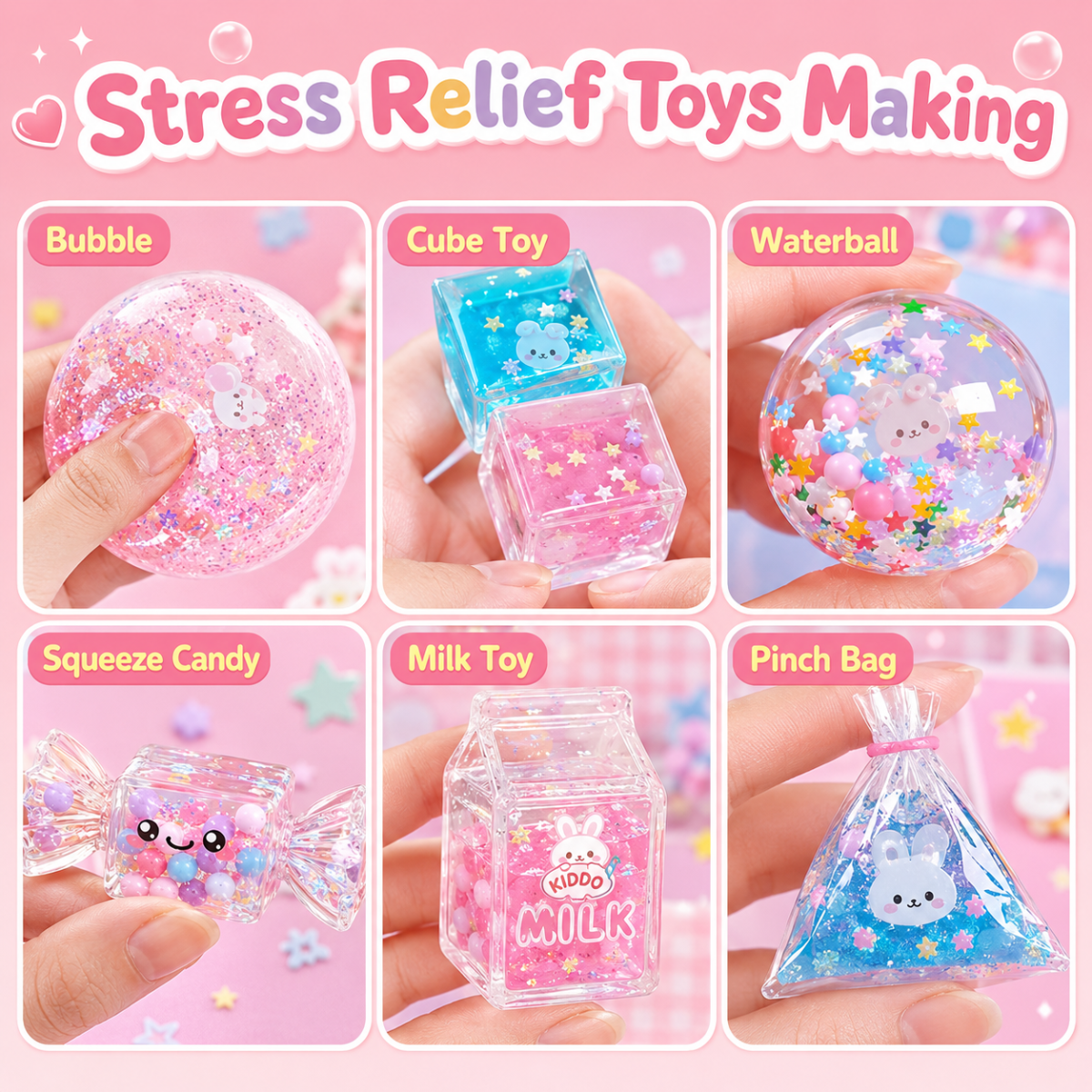 41-dielna sada DIY Bubble Squishies (4+ rokov)