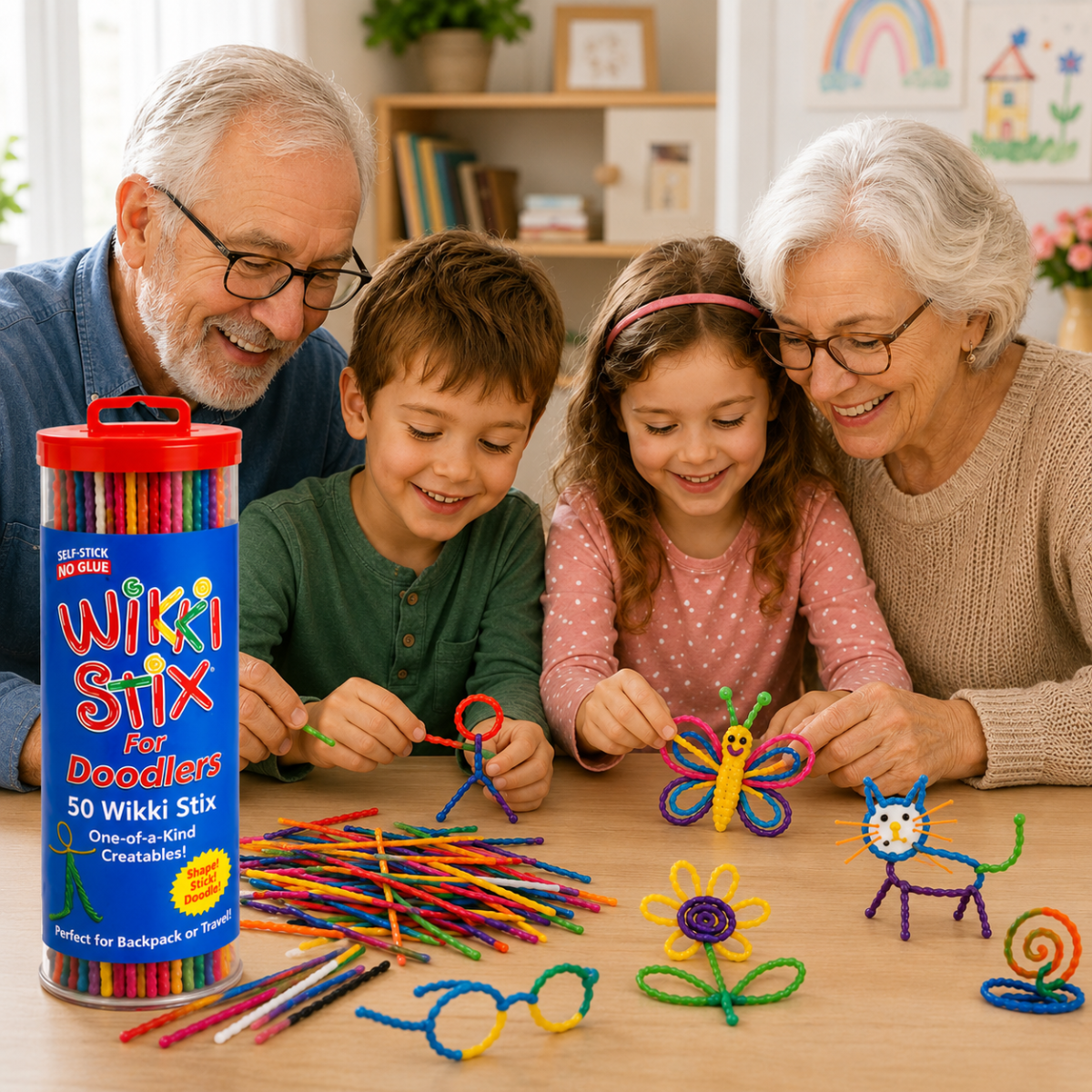 Wikki Stix Magické voskované šnúrky (50-dielna sada, od 3 rokov)
