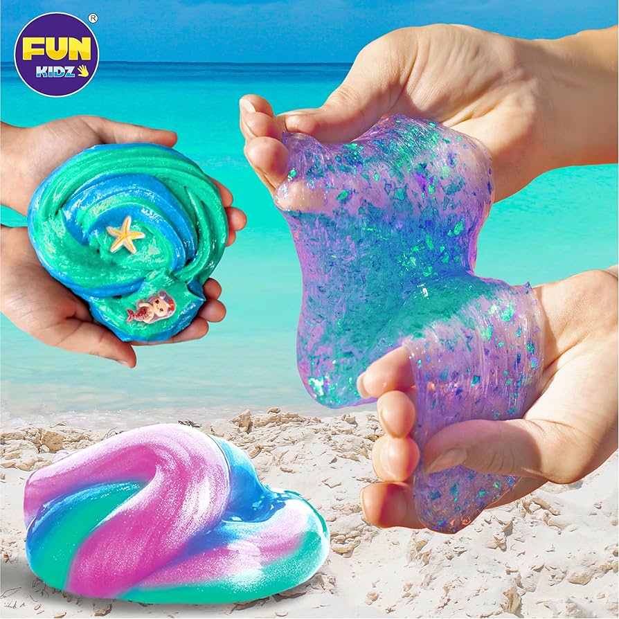 Mermaid Ocean Slime – vytvor si trblietavý morský slime s morskými pannami! (4+ roky)