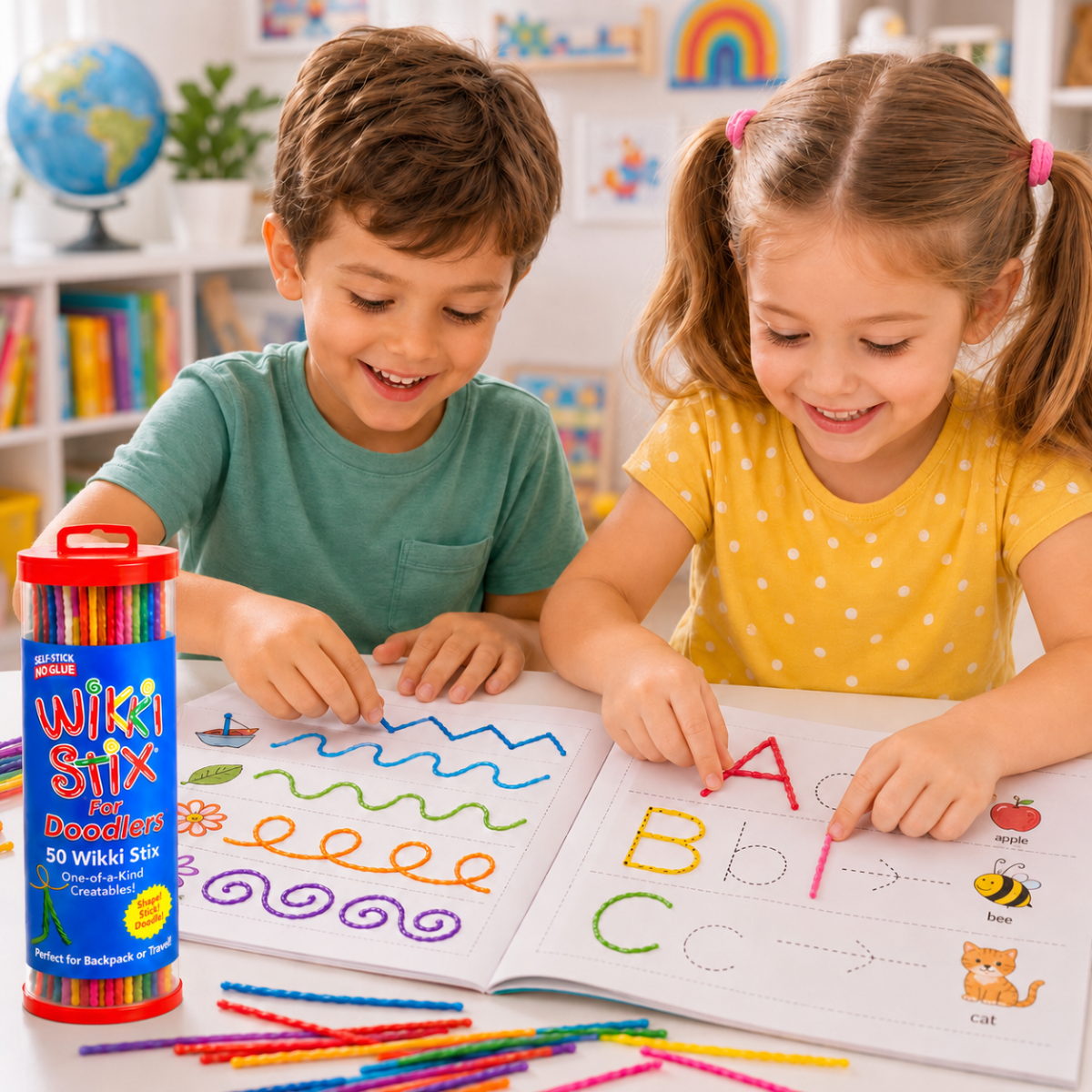 Wikki Stix Magické voskované šnúrky (50-dielna sada, od 3 rokov)