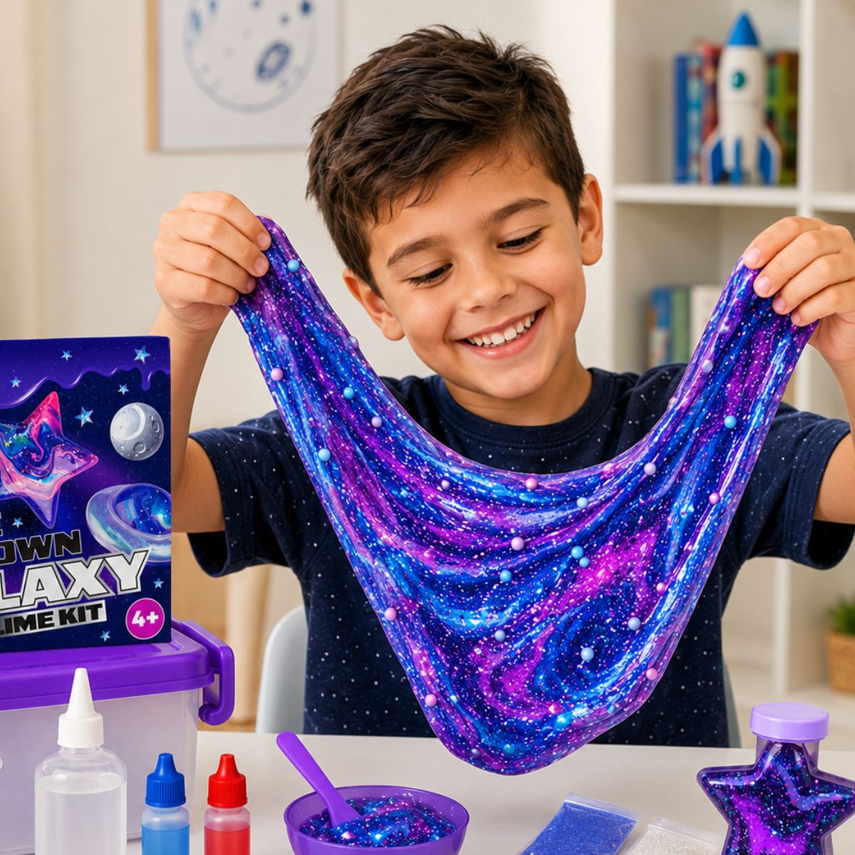 DIY Slime Squishies – Galaxia (4+ rokov)