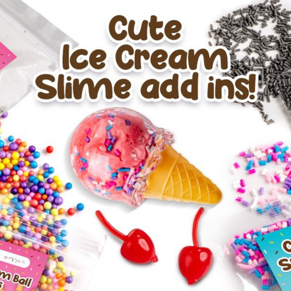 Ice Cream Slime Kit | Vytvor si svoj slizký zmrzlinový svet | pre deti 4+