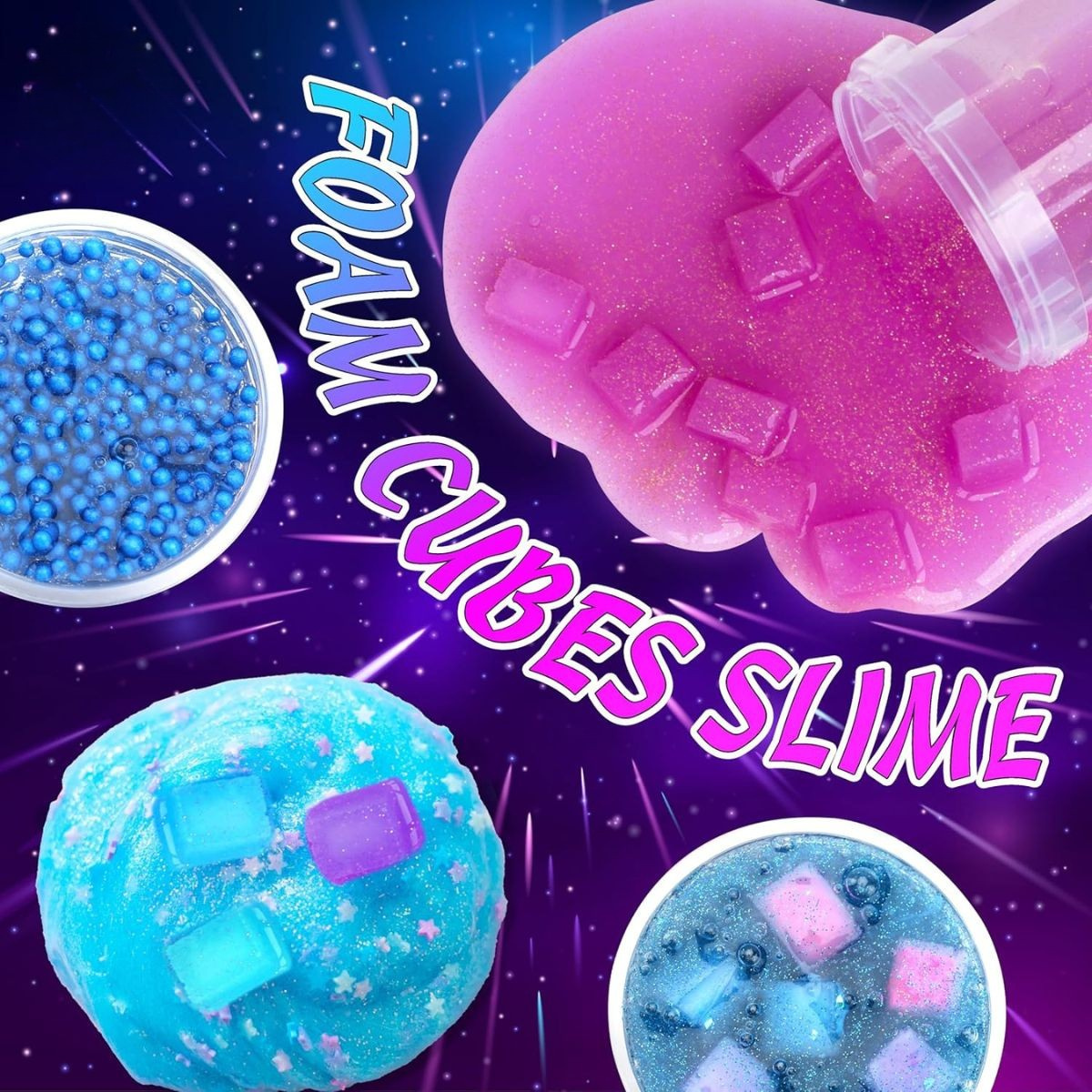 Galaxy Slime Kit | Vytvor si svoju slizkú galaxiu | pre deti 4+