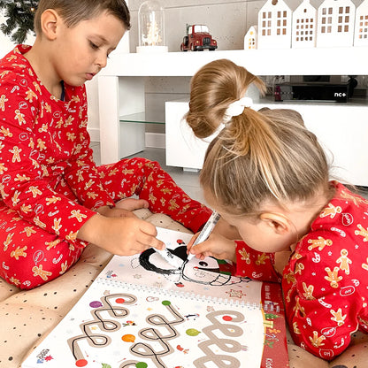 Montessori pracovný zošit s vianočnou tematikou