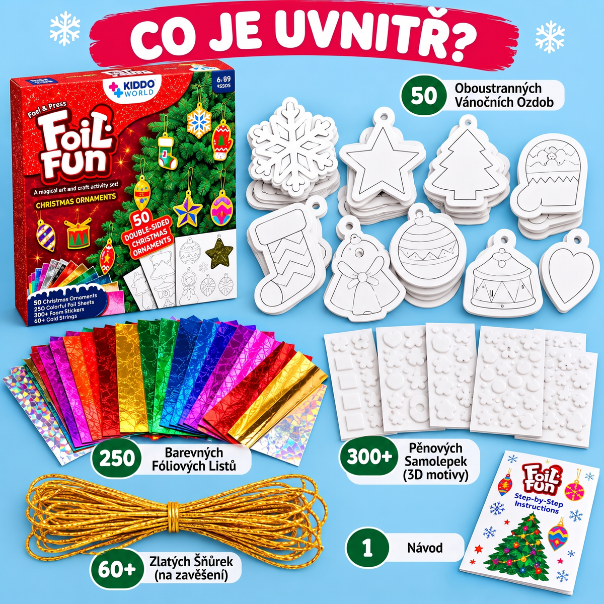Foil Fun – trblietavé vianočné ozdoby, obrázok 6