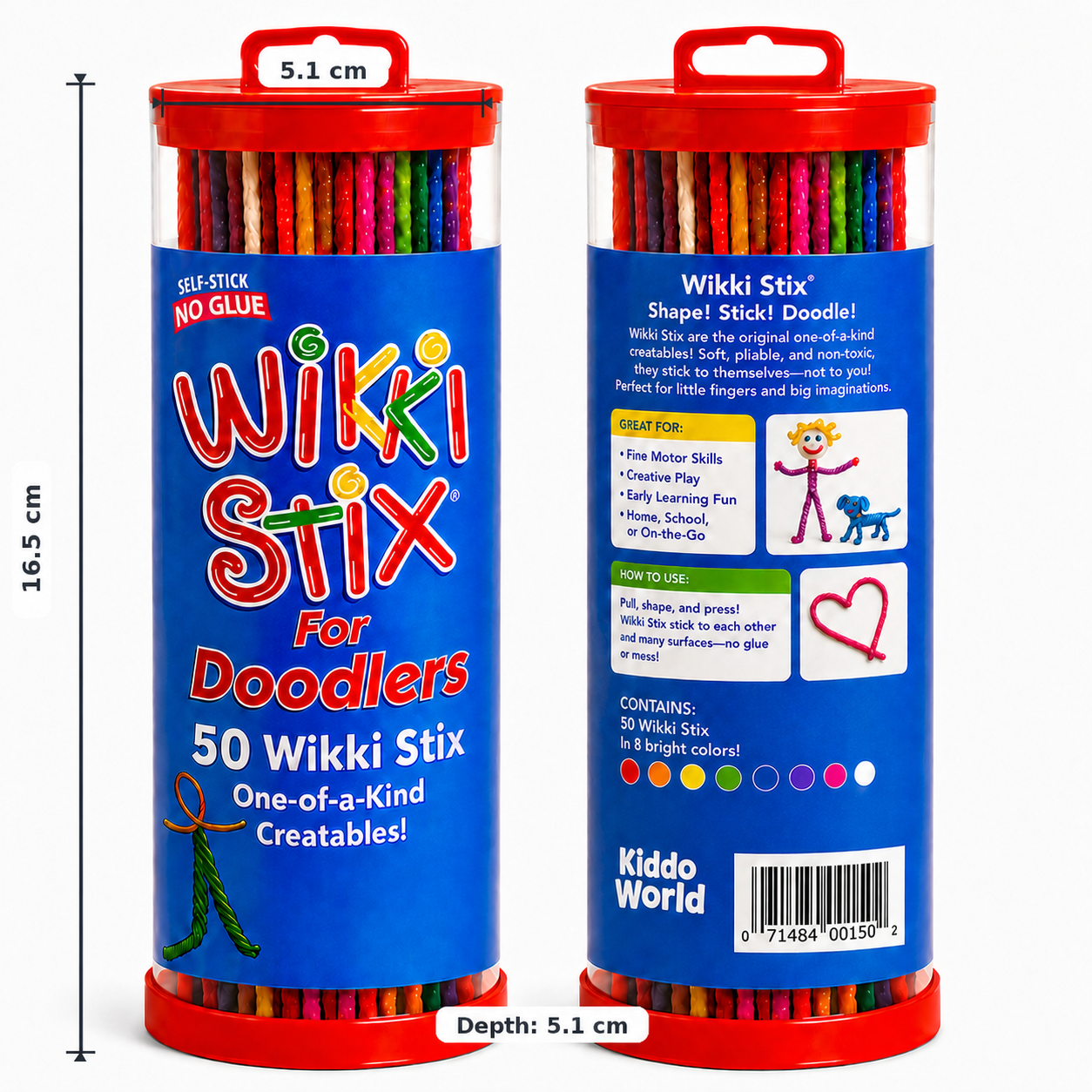 Wikki Stix Magické voskované šnúrky (50-dielna sada, od 3 rokov)