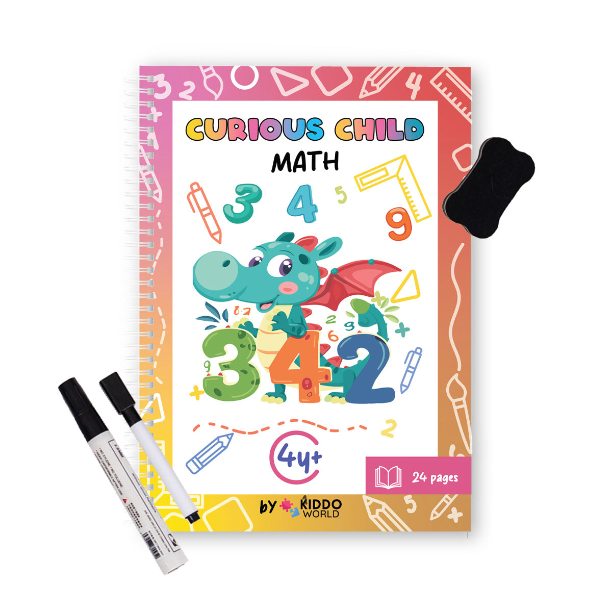 Matematický pracovný zošit Curious Child (4+ rokov)