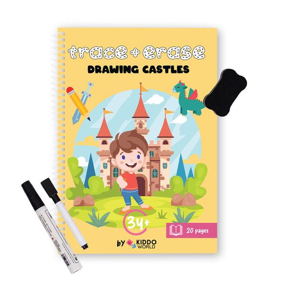 PÍŠ & ZMAŽ: Drawing castles (3+ rokov)