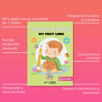 PÍŠ & ZMAŽ: My First Lines (2+ roky)