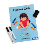 Curious Child: Montessori zošit na sledovanie čiar, čísel a vzorov (od 3 rokov)