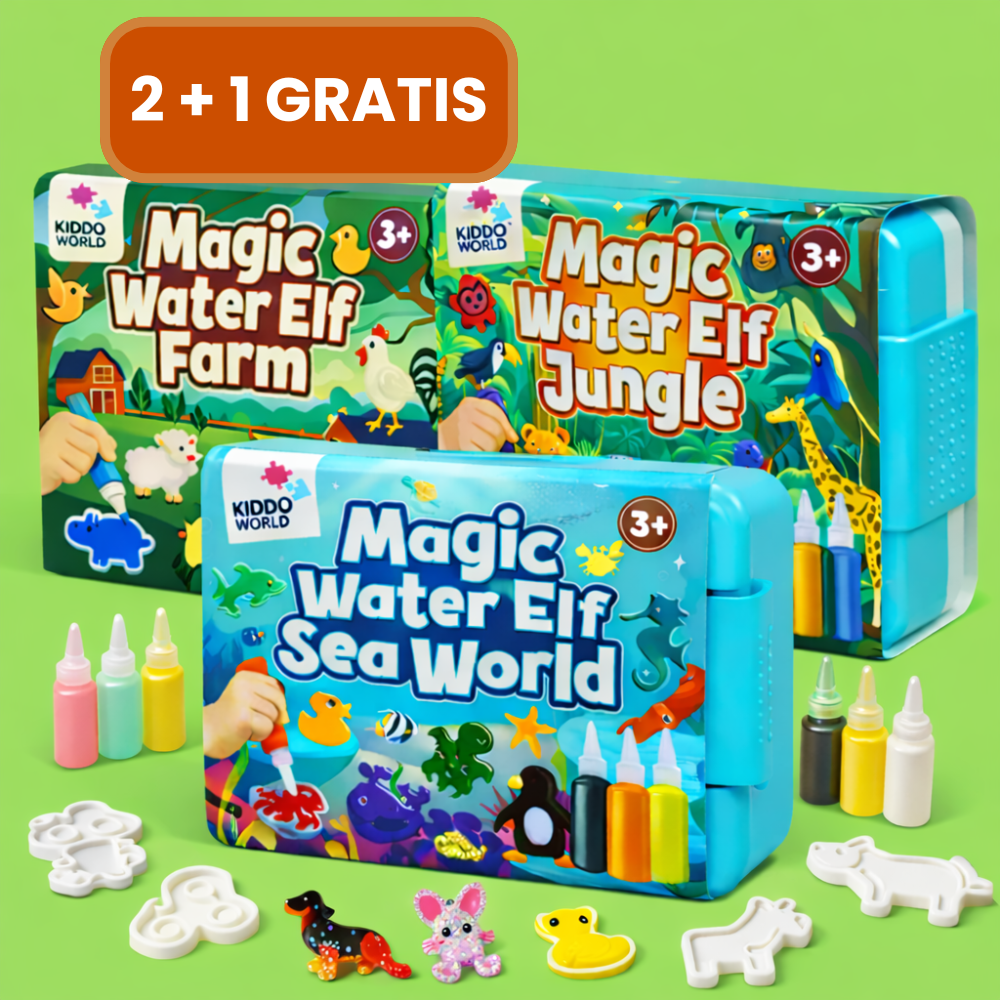 Magické vodné zvieratká – Mega set 3 v 1 | Oceán, džungľa a farma (3+ roky)