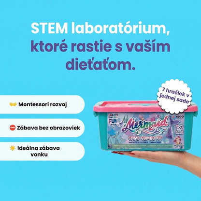 Ocean Mermaid Slime Kit: Veľká sada na výrobu slizu s morskou tematikou